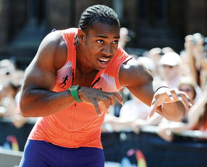 Jamaican sprinter Yohan Blake