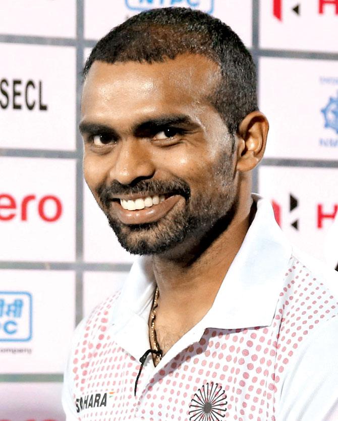 India goalkeeper PR Sreejesh