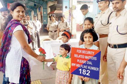 Mumbai: Children of RPF staff to spread awareness about helpline 182