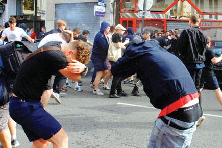 Euro 2016: 36 arrested as hooligans clash with French police in Lille