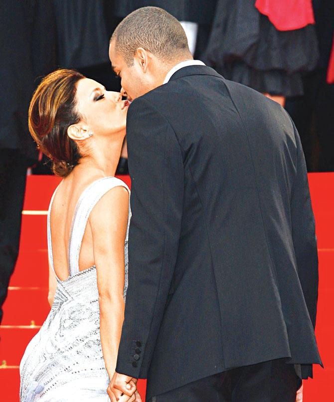 Eva Longoria and Tony Parker at the International Cannes Film Festival on May 15, 2009. Pic/Getty Images