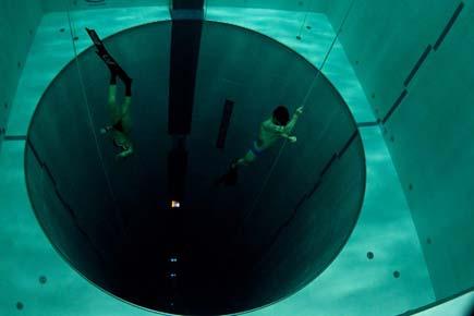 In pictures: Inside the world's deepest swimming pool