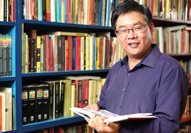 Lawyer and comics fan Lawrence Liang. Pic/Ajeesh F Rawther