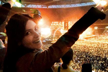 Spotted: Diana Penty at the Coldplay concert in London