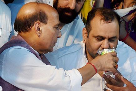 BJP MP ends hunger strike on Rajnath Singh's 'persuasion'