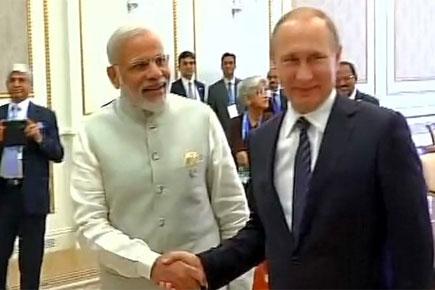 Watch video: Narendra Modi meets Vladamir Putin for a bilateral meeting