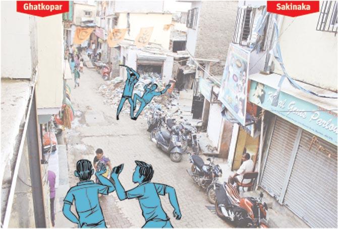 On May 23, Neeraj Singh was walking along the Sunder Baug Lane in Kurla, when his cell phone was snatched. As he and two friends chased accused Kamran Siddiqui, they ran a few metres ahead when Siddiqui attacked Neeraj with a knife. Confusion prevailed over whether the crime occurred in Ghatkopar where the phone was snatched or in Sakinaka where he was murdered. How they do it: Avinash Dharamadhikari, senior PI of Sakinaka police station, said, "If such a crime occurs in one police station’s jurisdiction and is carried to another jurisdiction, then we take a mutual decision about which police station will register the case." Pics/Rahesh Gupta