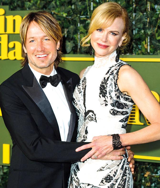Keith Urban with wife Nicole Kidman