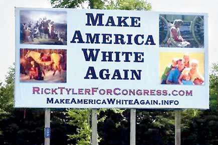 US politician wants America to be 'white again'