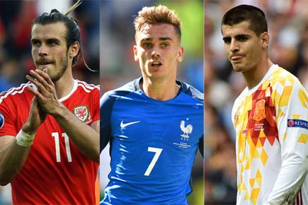 Leading scorers of Euro 2016 after pre-quarters