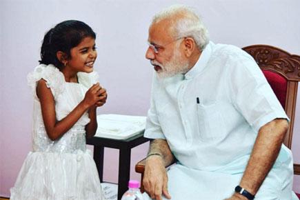 Narendra Modi meets Pune minor who sought help for heart ailment