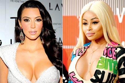 Kim Kardashian and Blac Chyna pout and make up