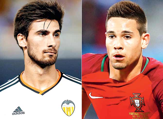 Andre Gomes and Raphael Guerreiro