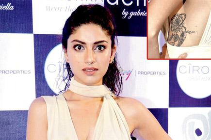 'Dream' come true! Sapna Pabbi flaunts her tattoo