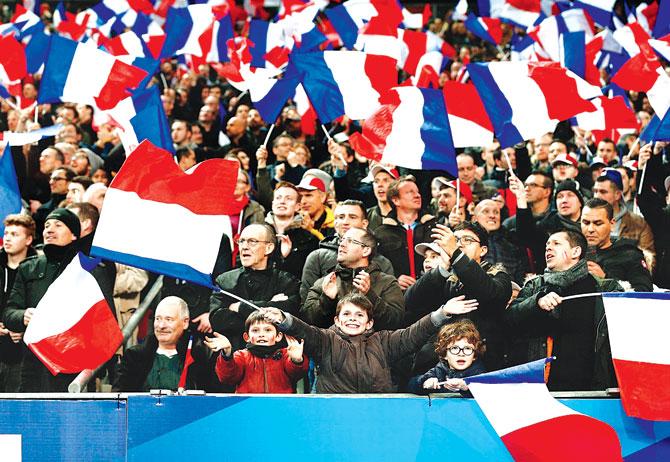  France is on high alert and a large number of fans for Euro 2016 is seen as a potential terror target. Pic/Getty Images