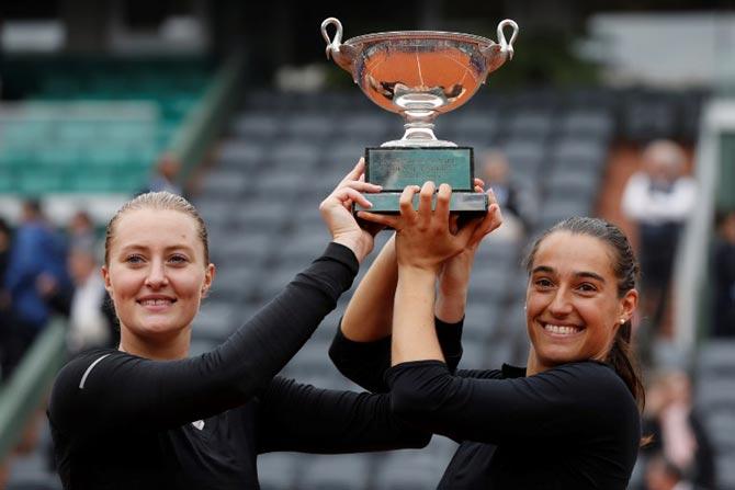 French Open 2016: Caroline Garcia and Kristina Mladenovic win women