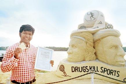Sand artist Sudarsan Pattnaik wins gold medals in sand sculpting