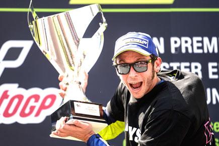 Valentino Rossi wins Barcelona Moto GP