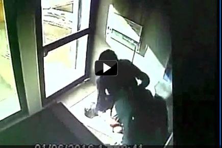 Shocking video: Man stabbed inside an ATM in Rajasthan 
