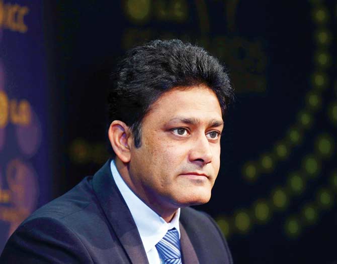 Anil Kumble, who has aspirations of being the Indian cricket team’s head coach