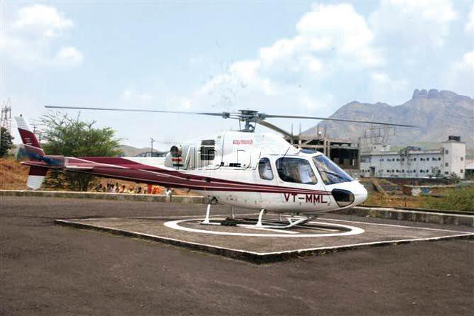 The land use for the helipad at the Additional MIDC in Ambernath was quietly changed from industrial to residential in 2012, despite opposition from top officials and industrial unit owners