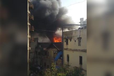 Watch: Major fire breaks out in Colaba, south Mumbai