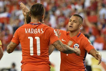 Copa America: Vargas, Sanchez hit braces as Chile beat Panama 4-2