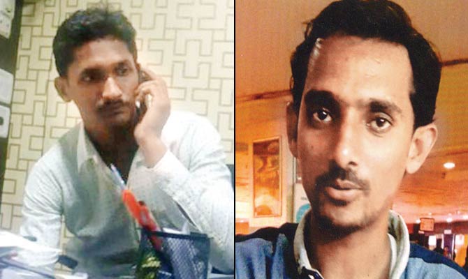 The victims were cheated by a company named ‘United Manpower’, run by Aasif (L) and Faizan Sheikh. Pics/Rajesh Gupta