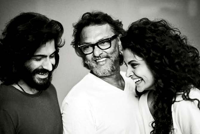 Harshvardhan Kapoor, Rakeysh Mehra, Saiyami Kher. Pic/Avinash Gowariker