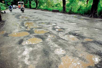 Plight of Mumbai roads: Congress holds 'pothole photo exhibition'