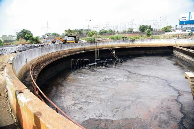 The Common Effluent Treatment Plant has remained out of order for over a decade, leading to a build-up of tonnes of toxic sludge. Pic/Sameer Markande