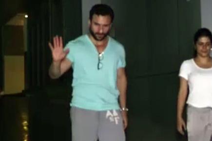 Is Saif skeptical about disclosing his upcoming films?