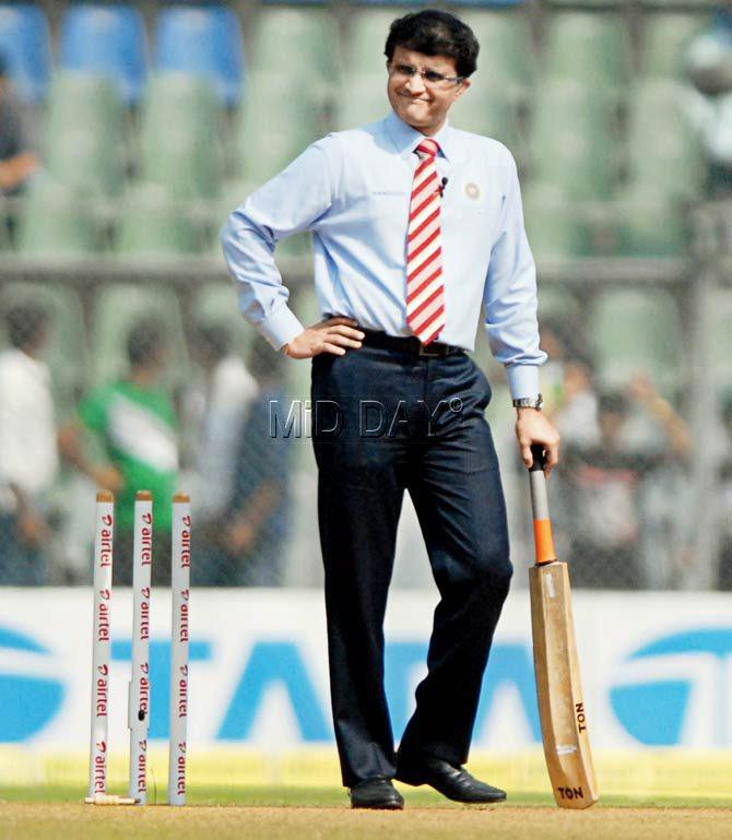 Saurav Ganguly. Pic/Atul Kamble