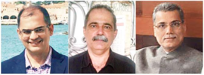 Colaba residents Subhash Motwani and Pervez Cooper, and businessman Haresh Hathiramani blame hawkers for choking the locality