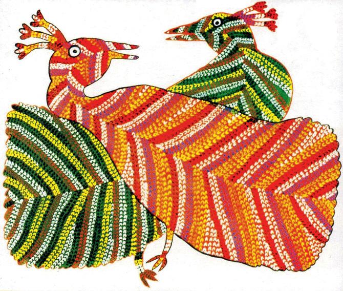 Tribal art from the Mandla