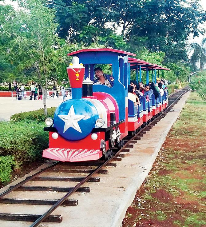 The toy train