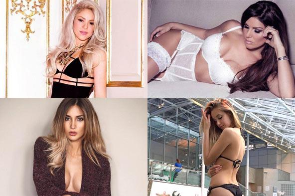 In pictures: 12 sexiest football WAGs with fantastic bodies