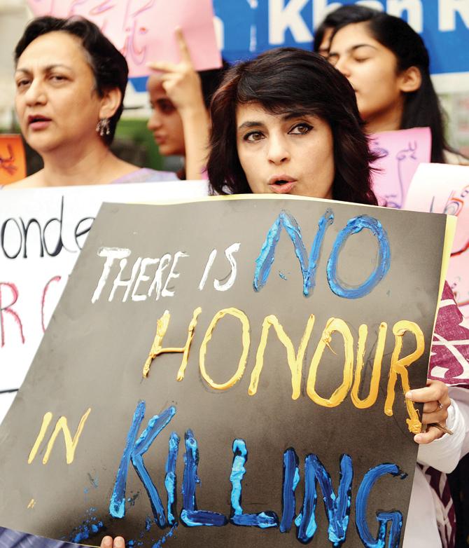 Punjab, Pakistan’s most populous state, has seen a spur in honour-related crimes, including honour killing, in recent times. File Pic/AFP