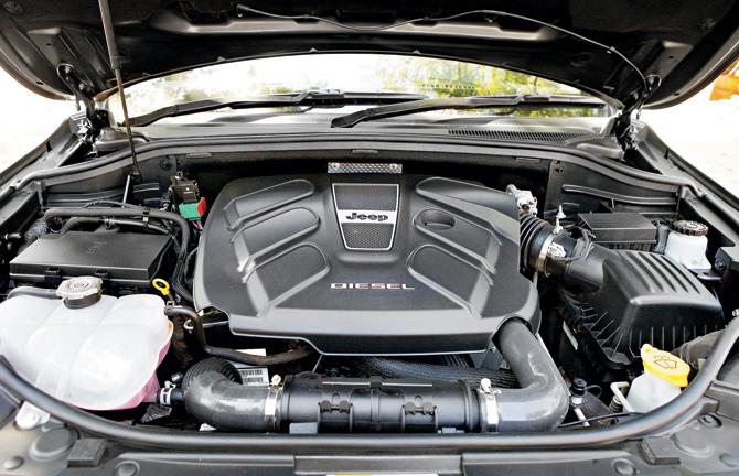 3.0-litre V6 turbo-diesel puts out 243 PS  and 570 Nm