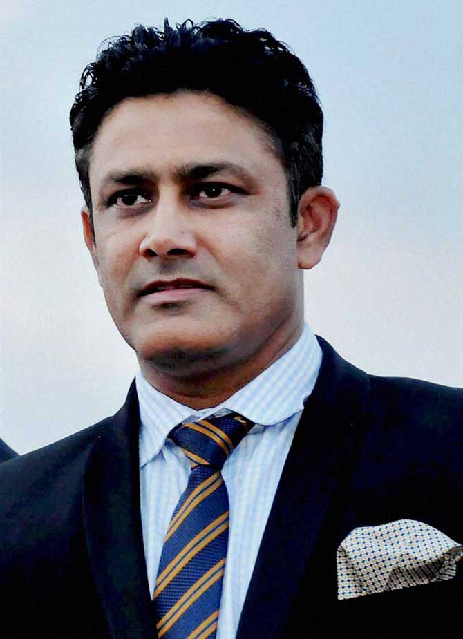 Legend Anil Kumble as a cricket administrator. Pic/AFP