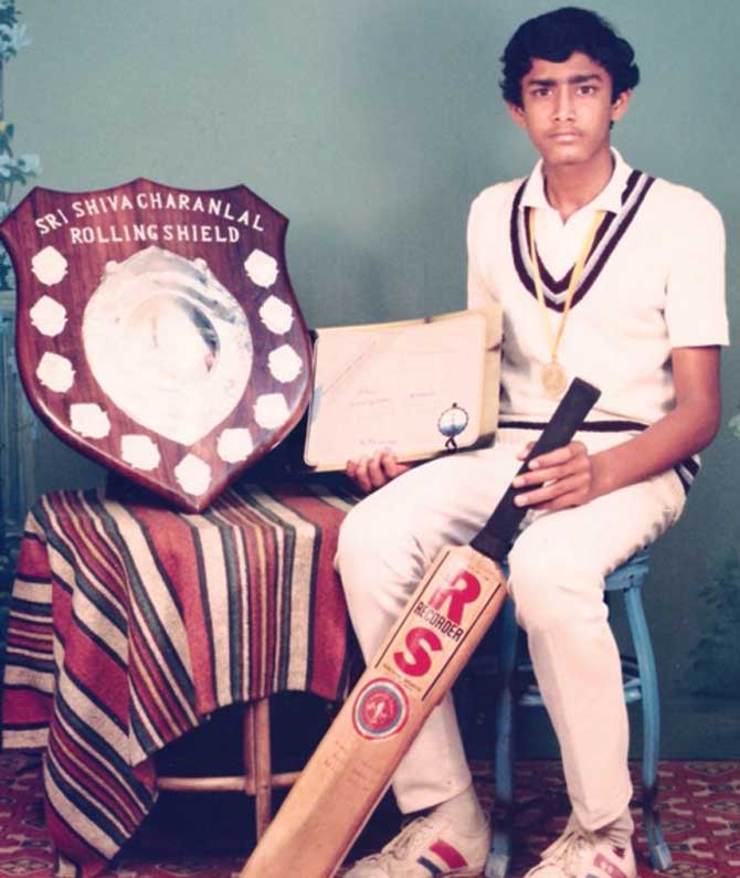 A young Kumble