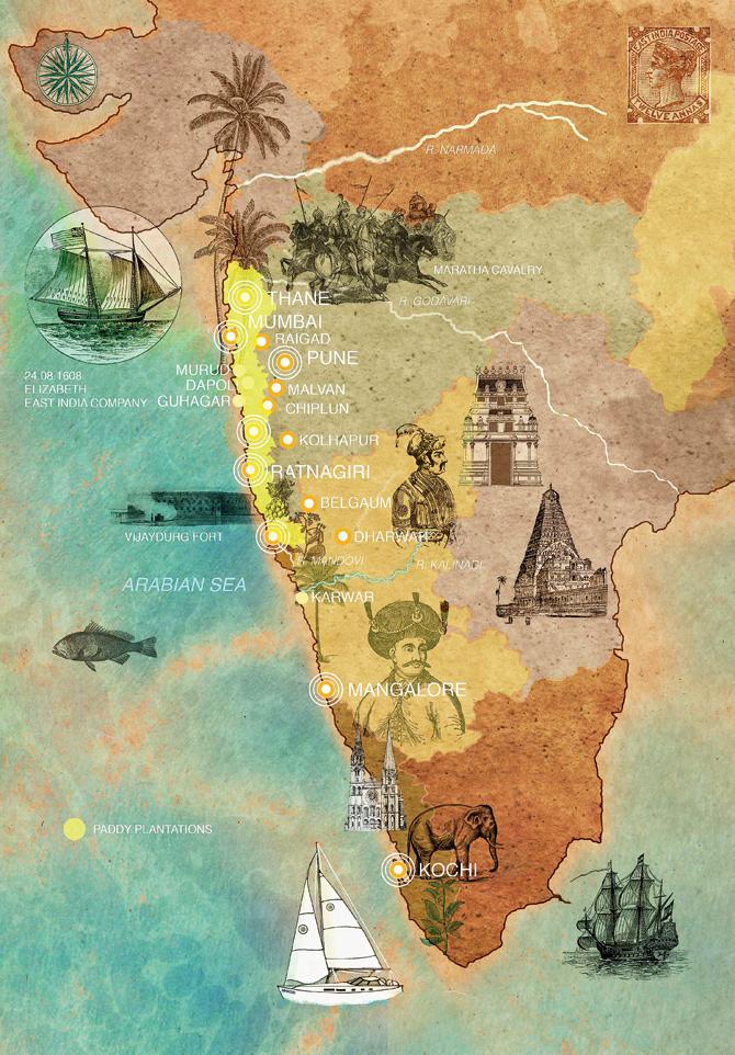 Gurgaon-based illustrator Urmimala Nag personalises the experiences of travel-writers to make her maps, replete with local culture and architecture