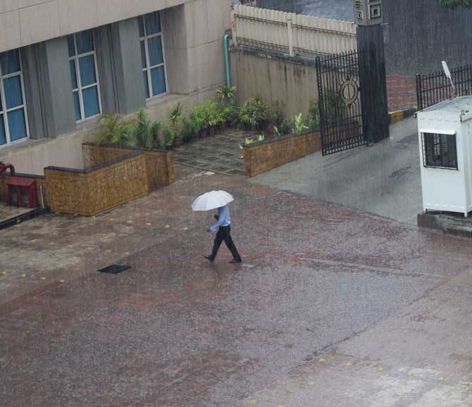 The downpour caught Mumbaikars unawares