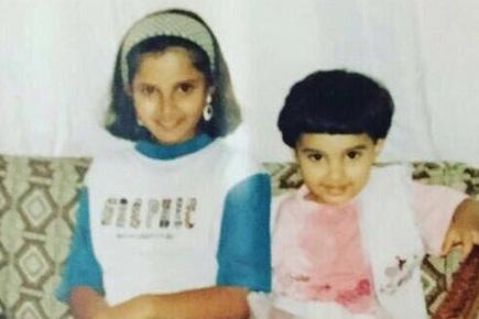 Young Sania Mirza's flashback pic with her sister is adorable