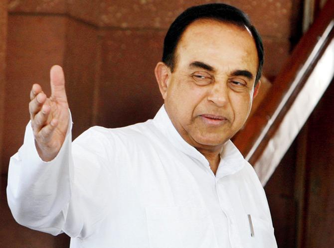 BJP Rajya Sabha MP Subramanian Swamy