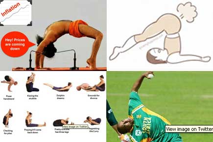 On International Yoga Day, Twitterati stretch their funny bones