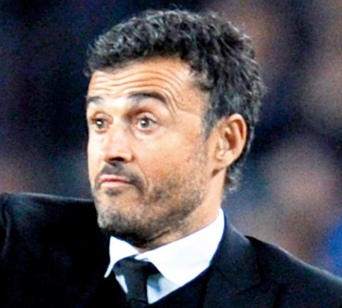Barca coach Luis Enrique