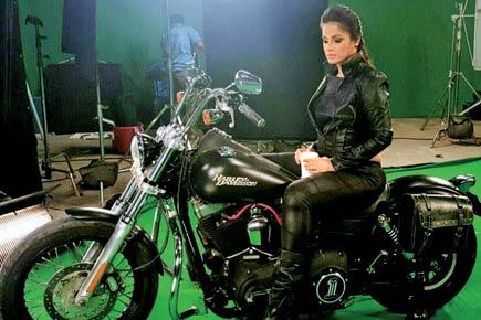 Neetu Chandra turns biker chic for a Women's Day music video