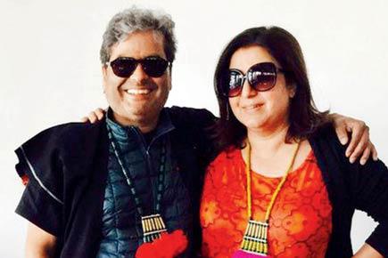 Farah Khan and Vishal Bharadwaj on sets of 'Rangoon'