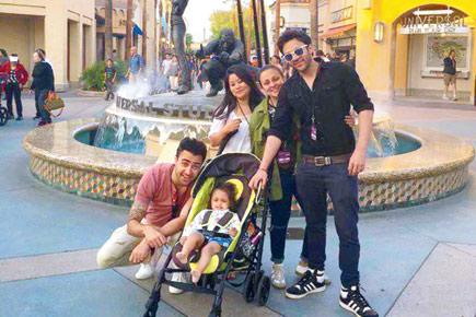 Imran Khan holidaying with daughter Imara and family in Los Angeles